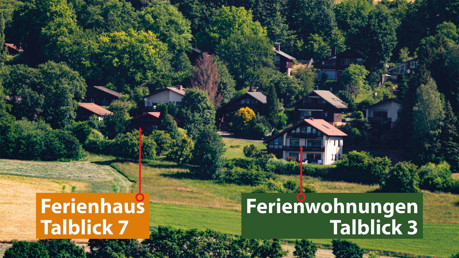 Ferienhaus Talblick 7 und Talblick 3